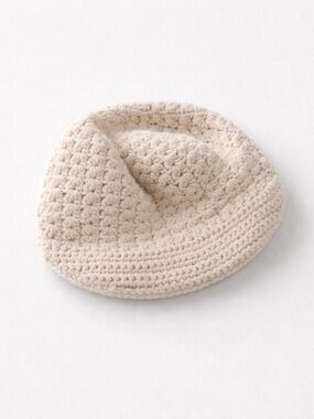 Kids Wool Rabit Talbots Cream Knit Hat